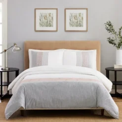 Neapolitan Gray 3-Pc. Queen Duvet Set-Kirkland's Home Hot