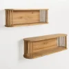 Nesting Wood Wall Shelves, Set Of 2-Kirkland's Home Cheap