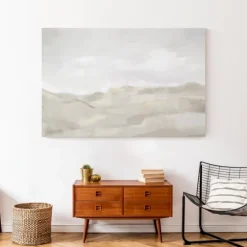 Neutral Abstract Canvas Art Print, 48X32 In.-Kirkland's Home Best Sale