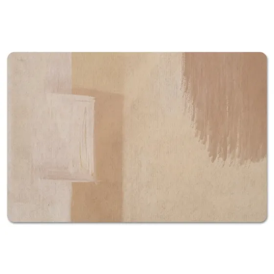 Neutral Abstract Floor Mat-Kirkland's Home Store