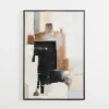 Neutral Abstract Hand Painted Framed Canvas Art-Kirkland's Home Fashion