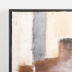 Neutral Abstract Hand Painted Framed Canvas Art-Kirkland's Home Fashion