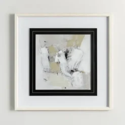 Neutral Abstract Matted Ii Framed Art Print-Kirkland's Home Sale