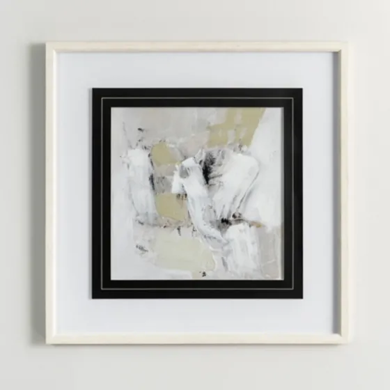 Neutral Abstract Matted Ii Framed Art Print-Kirkland's Home Sale