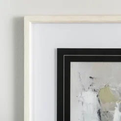 Neutral Abstract Matted Ii Framed Art Print-Kirkland's Home Sale