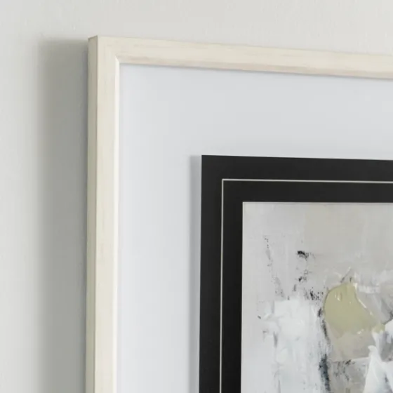 Neutral Abstract Matted Ii Framed Art Print-Kirkland's Home Sale