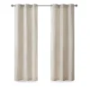 Neutral Basketweave Curtain Panel Set, 84 In.-Kirkland's Home Fashion