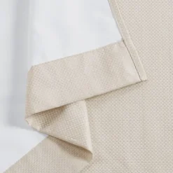Neutral Basketweave Curtain Panel Set, 84 In.-Kirkland's Home Fashion