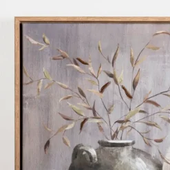Neutral Botanical Vases Framed Canvas Art Print-Kirkland's Home Sale
