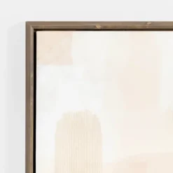 Neutral Brush Strokes Framed Canvas Art Print-Kirkland's Home Discount