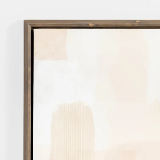 Neutral Brush Strokes Framed Canvas Art Print-Kirkland's Home Discount