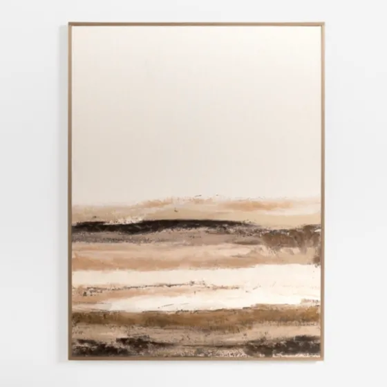 Neutral Brushstrokes Abstract Canvas Art Print-Kirkland's Home Sale