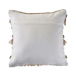 Neutral Embroidered Fringe Accent Pillow-Kirkland's Home New