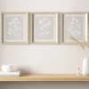 Neutral Floral Sprigs 3-Pc. Framed Art Set-Kirkland's Home Shop