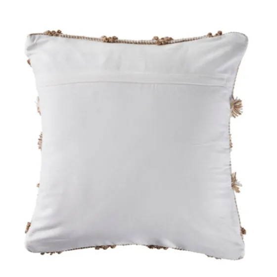 Neutral Geometric Pom Pom Pillow-Kirkland's Home Cheap
