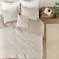 Neutral Holland 5-Pc. Full/Queen Comforter Set-Kirkland's Home Clearance
