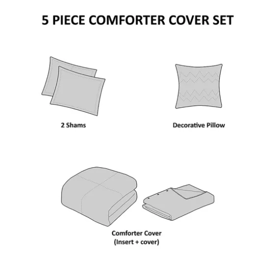 Neutral Holland 5-Pc. King Comforter Set-Kirkland's Home Best Sale