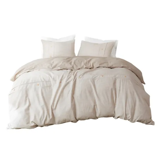 Neutral Oversized 3-Pc. King Duvet Cover Set-Kirkland's Home Cheap