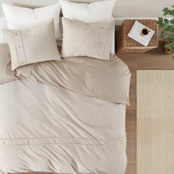 Neutral Oversized 3-Pc. King Duvet Cover Set-Kirkland's Home Cheap