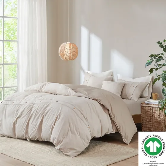 Neutral Oversized 3-Pc. Queen Duvet Cover Set-Kirkland's Home Online