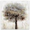 Neutral Painted Tree Square Canvas Art Print-Kirkland's Home Cheap