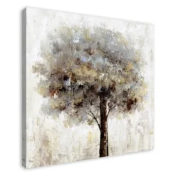 Neutral Painted Tree Square Canvas Art Print-Kirkland's Home Cheap