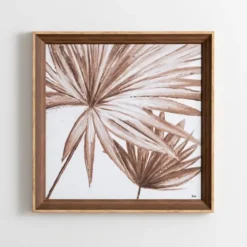 Neutral Palm Framed Art Print-Kirkland's Home Clearance