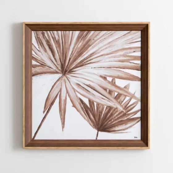 Neutral Palm Framed Art Print-Kirkland's Home Clearance