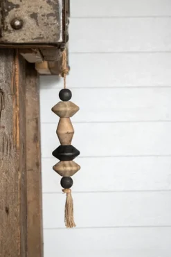 Neutral Southwest Wood Bead Tassel-Kirkland's Home New