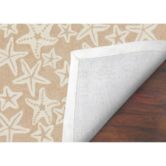 Neutral Starfish Outdoor Area Rug, 5X7-Kirkland's Home Cheap