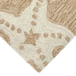 Neutral Starfish Outdoor Area Rug, 5X7-Kirkland's Home Cheap