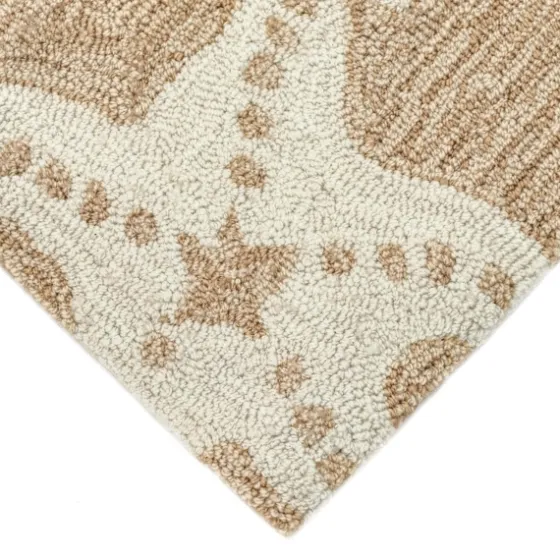 Neutral Starfish Outdoor Area Rug, 5X7-Kirkland's Home Cheap
