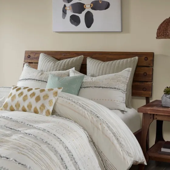 Neutral Stripe Full/Queen 3-Pc. Comforter Set-Kirkland's Home Cheap