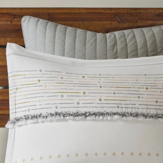 Neutral Stripe King 3-Pc. Comforter Set-Kirkland's Home Cheap