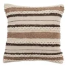 Neutral Striped Woven Square Throw Pillow-Kirkland's Home Clearance