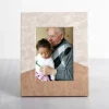Neutral Two-Tone Faux Leather Picture Frame, 5X7-Kirkland's Home Cheap