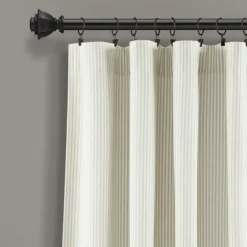 Neutral Vintage Stripe Curtain Panel Set, 84 In.-Kirkland's Home Best