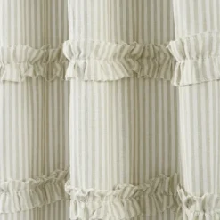 Neutral Vintage Stripe Curtain Panel Set, 84 In.-Kirkland's Home Best