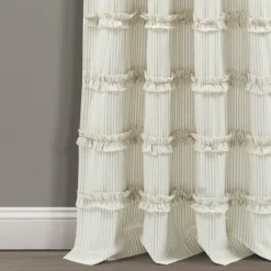 Neutral Vintage Stripe Curtain Panel Set, 95 In.-Kirkland's Home Cheap