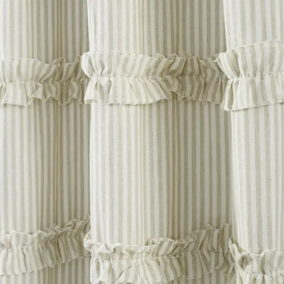 Neutral Vintage Stripe Curtain Panel Set, 95 In.-Kirkland's Home Cheap