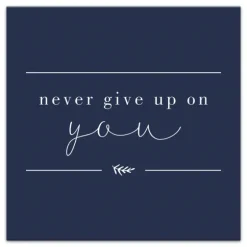Never Give Up On You Canvas Art Print-Kirkland's Home Store