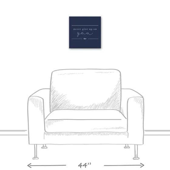 Never Give Up On You Canvas Art Print-Kirkland's Home Store