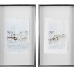 New England Port Framed Art Prints, Set Of 2-Kirkland's Home Best