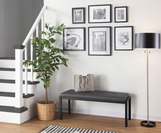 Nickel And Metal Shade Floor Lamp-Kirkland's Home Fashion