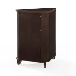 Nikki Dark Wooden Corner Cabinet-Kirkland's Home New