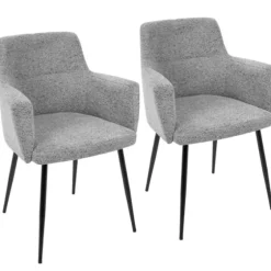 Noise Midcentury Dining Chairs, Set Of 2-Kirkland's Home Clearance