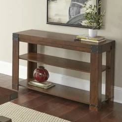 Nolan Cherry Wood Console Table-Kirkland's Home Outlet