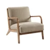 Nolan Cream Mid-Century Accent Chair-Kirkland's Home Hot