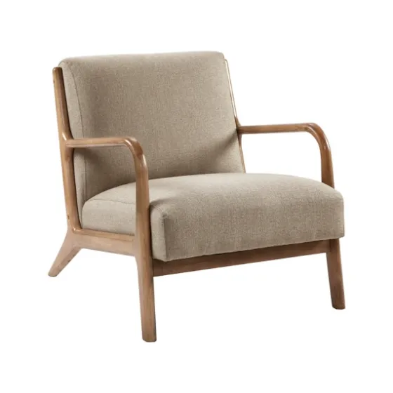 Nolan Cream Mid-Century Accent Chair-Kirkland's Home Hot