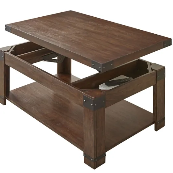 Nolan Lift Top Wood And Metal Accents Coffee Table-Kirkland's Home Sale
